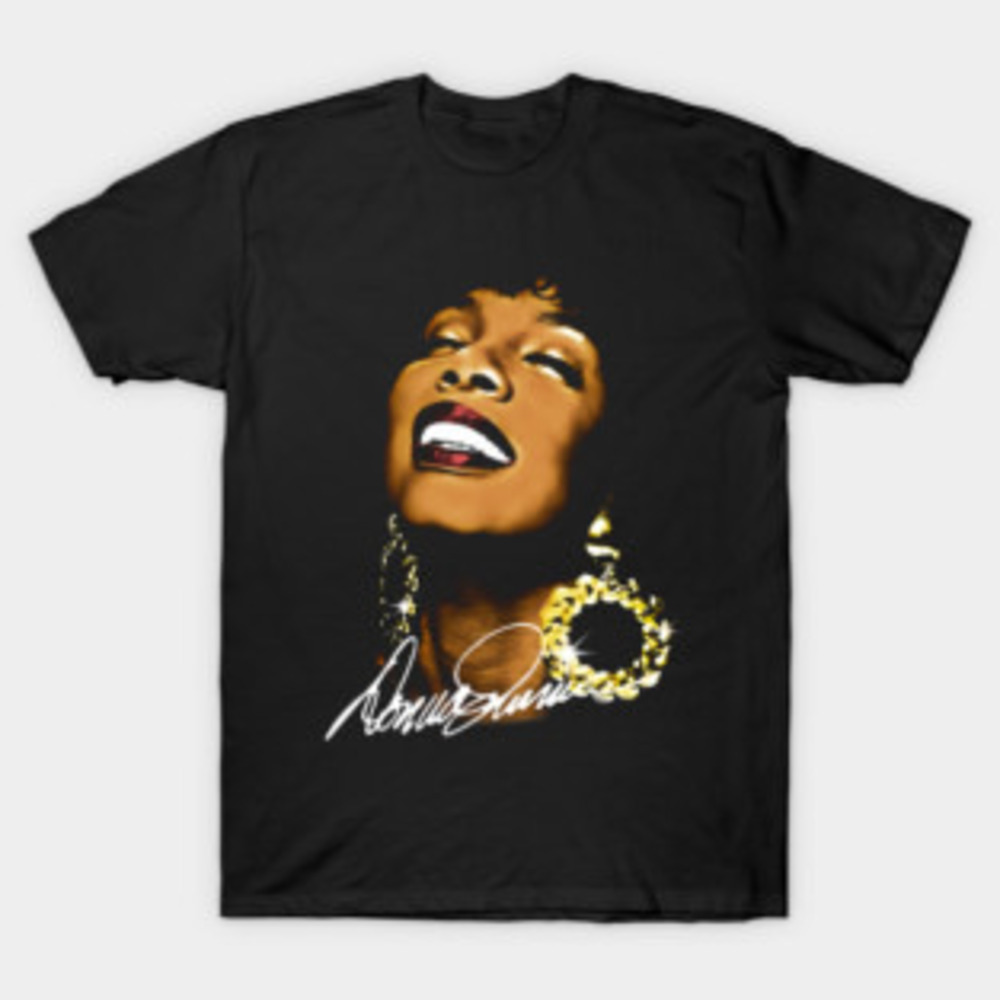 Donna Summer Black T-Shirts For Sale